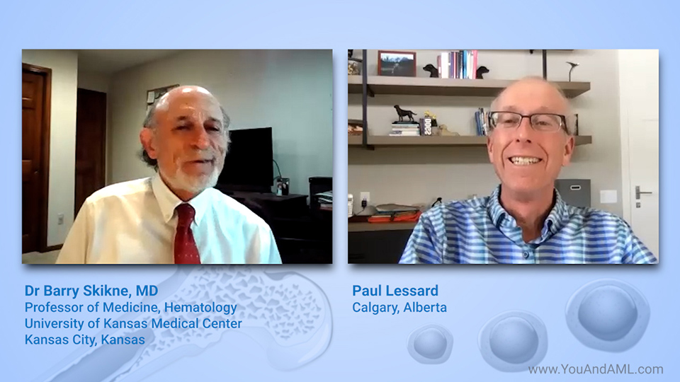 Paul's story: How long will you be on AML maintenance therapy?